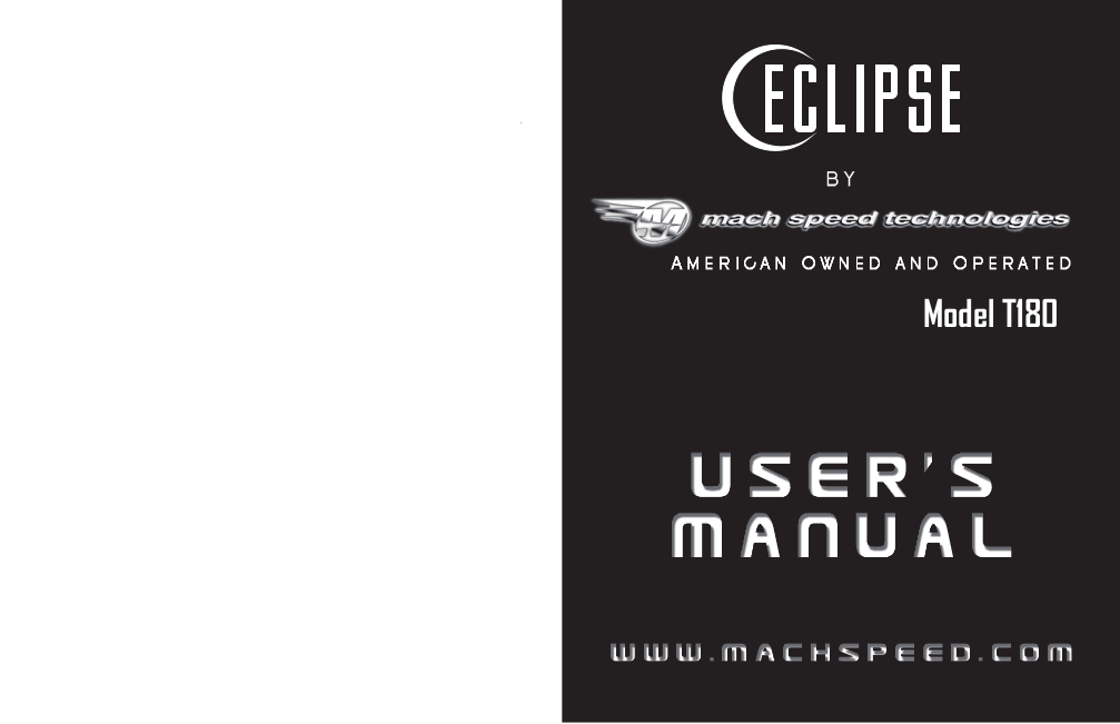 Download free pdf for Mach Eclipse 180 8GB MP3 Player manual